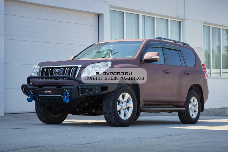 Бампер силовой передний BMS ALFA для Тойота Прадо 150 2009-2017 Бампер силовой передний BMS ALFA для Тойота Прадо 150 2009-2017