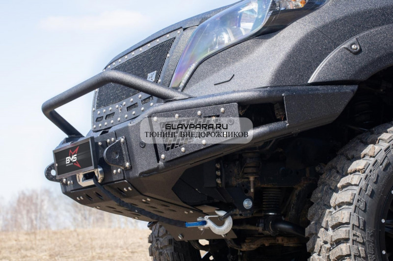 Бампер силовой передний BMS ALFA для Тойота Прадо 150 2009-2017 Бампер силовой передний BMS ALFA для Тойота Прадо 150 2009-2017