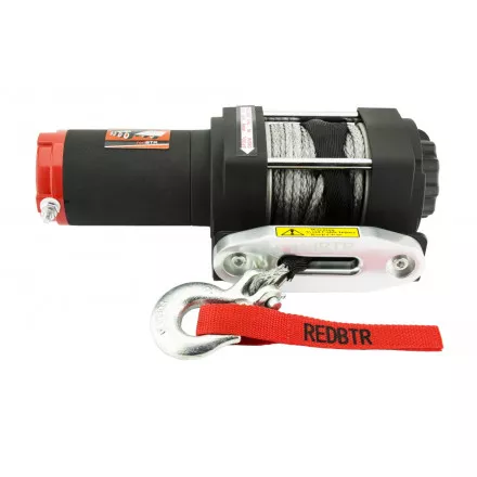Лебедка ATV серия QUATTRO CRAZY 3.0S (1360 кг), 12V, 153:1, трос синтетика