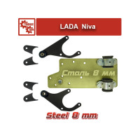 Независимое крепление переднего редуктора ВАЗ Нива, LADA 4x4, LADA Urban (отвязка редуктора)