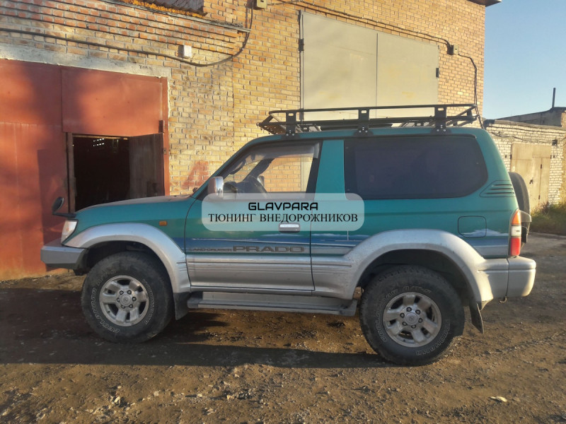 Экспедиционный багажник Torque 4x4 для Toyota Land Cruiser Prado 90 (3 двери)