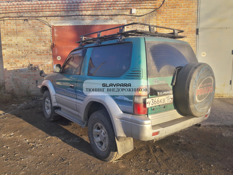 Экспедиционный багажник Torque 4x4 для Toyota Land Cruiser Prado 90 (3 двери)