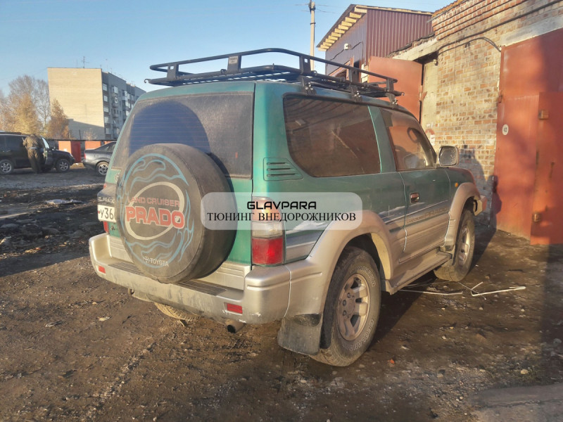 Экспедиционный багажник Torque 4x4 для Toyota Land Cruiser Prado 90 (3 двери)