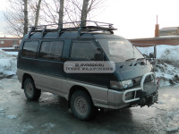 Экспедиционный багажник Mitsubishi Delica L300 (Кирпич)
