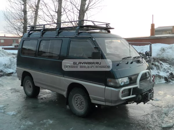 Экспедиционный багажник Torque 4x4 для Mitsubishi Delica L300 (Кирпич) Экспедиционный багажник Torque 4x4 для Mitsubishi Delica L300 (Кирпич)