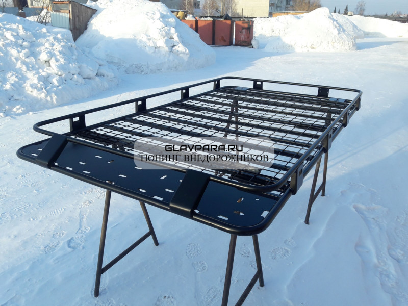 Экспедиционный багажник Torque 4x4 для Mitsubishi Pajero 3 (3 двери) Экспедиционный багажник Torque 4x4 для Mitsubishi Pajero 3 (3 двери)