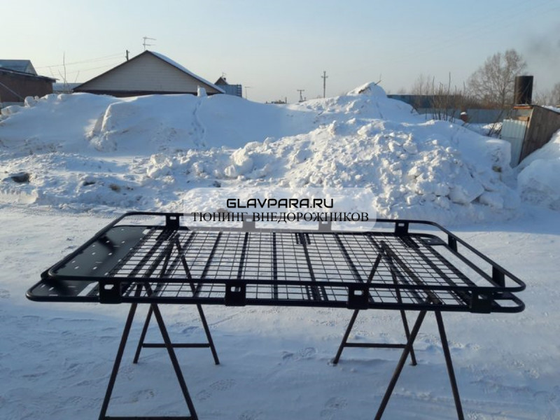 Экспедиционный багажник Torque 4x4 для Mitsubishi Pajero 3 (3 двери) Экспедиционный багажник Torque 4x4 для Mitsubishi Pajero 3 (3 двери)