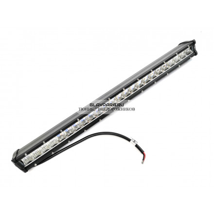 Однорядная LED балка CH018 комбинированного света, мощность 120W, длина 63см, светодиоды 5W, линзы 5D