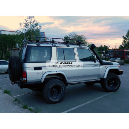 Пороги силовые Torque 4x4 для Toyota Land Cruiser 76 2007+