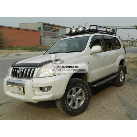 Пороги силовые для Toyota Land Cruiser Prado 120