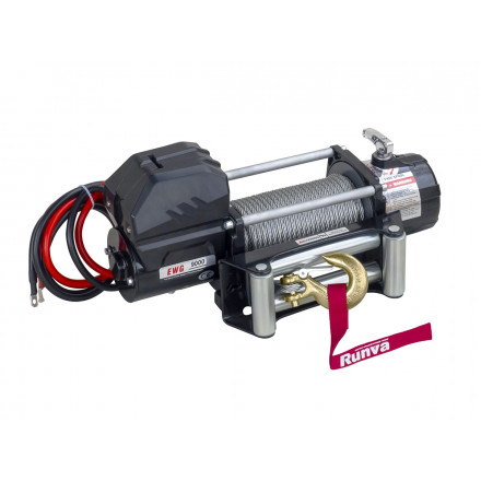Лебёдка автомобильная электрическая 12V Magnum 9000 lbs 4200 кг (стальной трос)