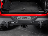 Силовой бампер задний RIVAL алюминиевый для Jeep Wrangler JL 2017+, короткий (без ПТФ) 2D.2709.1-NL