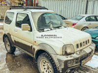 Багажник алюминиевый PowerFul для Suzuki Jimny 1998-2019  устанавливается на штатные крепления 117x96x10 см