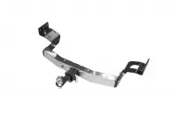 Фаркоп PT GROUP для Mitsubishi Pajero Sport 2008-2020  - с нержавеющей накладкой,съемный квадрат, нагрузки: 2500/115 кг (без электрики в комплекте)
