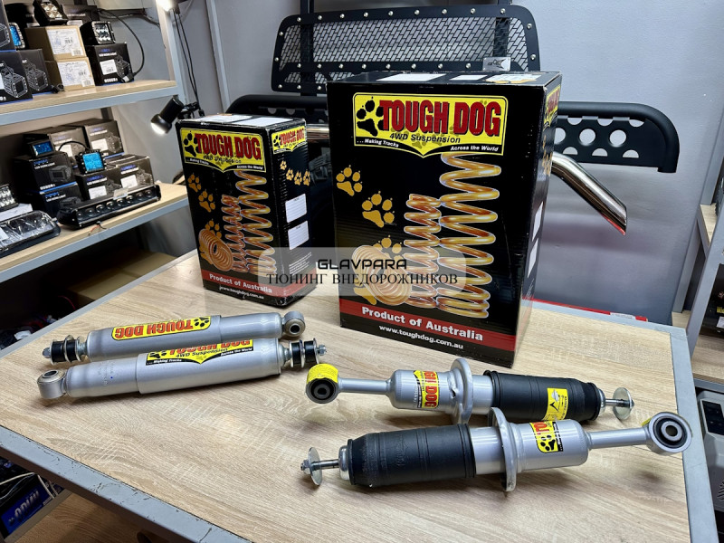 Комплект подвески Tough Dog для Toyota Land Cruiser Prado 150 нагрузка перед 50 кг зад до 300 кг лифт 40 мм Комплект подвески Tough Dog для Toyota Land Cruiser Prado 150 нагрузка перед 50 кг зад до 300 кг лифт 40 мм
