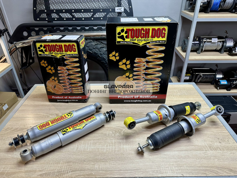 Комплект подвески Tough Dog для Toyota Land Cruiser Prado 150 нагрузка перед 50 кг зад до 300 кг лифт 40 мм Комплект подвески Tough Dog для Toyota Land Cruiser Prado 150 нагрузка перед 50 кг зад до 300 кг лифт 40 мм