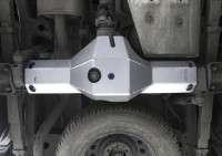 Алюминиевая защита дифференциала заднего моста 6 мм для Toyota Hilux 2.4d, 2.8d 4WD 2015+ Rival