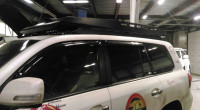 Багажник экспедиционный аэродинамический алюминиевый KDT для Toyota Land Cruiser 200