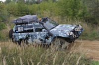 Багажник-площадка экспедиционный алюминиевый KDT для Land Cruiser 105