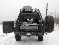 Задний силовой бампер KDT для Nissan Patrol Y61 под лебедку