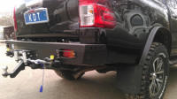 Задний силовой бампер KDT для Toyota Hilux 2015+ под лебедку
