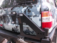 Задний силовой бампер KDT для Toyota Land Cruiser 105