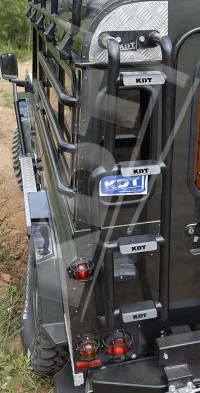 Защита задней оптики KDT для Land Rover Defender 90/110