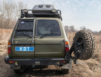 Калитка крепления запасного колеса II поколения для бамперов KDT Toyota Land Cruiser 80