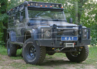 Защита передней оптики KDT для бампера Land Rover Defender 90/110