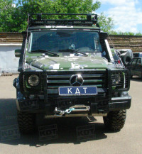 Защита передней оптики KDT для бампера Mercedes-Benz G-класс