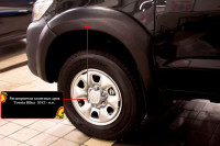 Расширители колесных арок Toyota Hilux 2013-2015