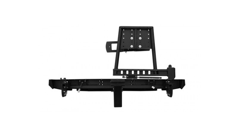 Бампер задний силовой OJeep для Нивы с квадратом под фаркоп и калиткой Бампер задний силовой OJeep для Нивы с квадратом под фаркоп и калиткой