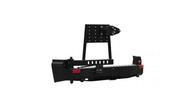 Бампер задний силовой OJeep для TAGAZ Road Partner, SsangYong Korando 2008-2013 с левой калиткой стандарт, лифт 40 и 50 мм