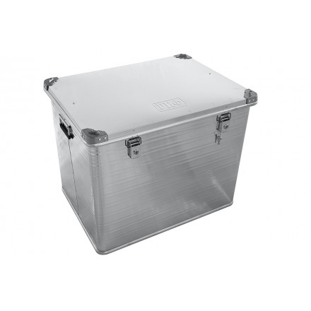 Ящик алюминиевый РИФ усиленный с замком 782х585х622 мм (ДхШхВ)