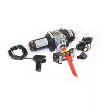 Лебедка для квадроцикла снегохода ATV СТОКРАТ QX 4.0 12V 1820 кг стальной трос Лебедка для квадроцикла снегохода ATV СТОКРАТ QX 4.0 12V 1820 кг стальной трос