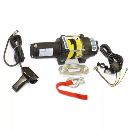 Лебедка для квадроцикла снегохода ATV СТОКРАТ QX 3.0 S 12V 1361 кг синтетический трос Лебедка для квадроцикла снегохода ATV СТОКРАТ QX 3.0 S 12V 1361 кг синтетический трос