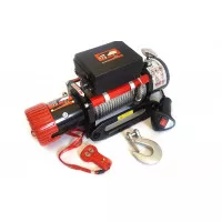 Лебедка электрическая redBTR 12000 lbs 5448 кг 12V серия HUNTER чугунный клюз
