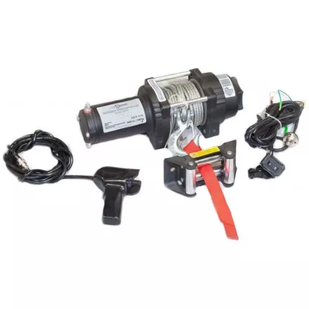 Лебедка для квадроцикла снегохода ATV СТОКРАТ QX 3.0 12V 1361 кг стальной трос Лебедка для квадроцикла снегохода ATV СТОКРАТ QX 3.0 12V 1361 кг стальной трос