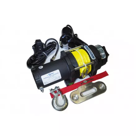 Лебедка для квадроцикла снегохода ATV СТОКРАТ QX 4.5 S 12V 2050 кг синтетический трос Лебедка для квадроцикла снегохода ATV СТОКРАТ QX 4.5 S 12V 2050 кг синтетический трос