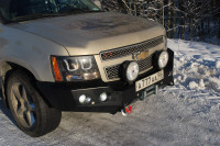 Передний силовой бампер АМЗ для Chevrolet Tahoe lll 2007-2014 (серия Л)