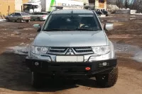 Бампер передний силовой OJ для Mitsubishi L200 2005-2015 / Pajero Sport 2 + доп. опции (02.121.03) Бампер передний силовой OJ для Mitsubishi L200 2005-2015 / Pajero Sport 2 + доп. опции (02.121.03)