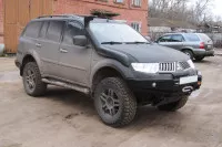 Бампер передний силовой OJ для Mitsubishi L200 2005-2015 / Pajero Sport 2 + доп. опции (02.121.03) Бампер передний силовой OJ для Mitsubishi L200 2005-2015 / Pajero Sport 2 + доп. опции (02.121.03)