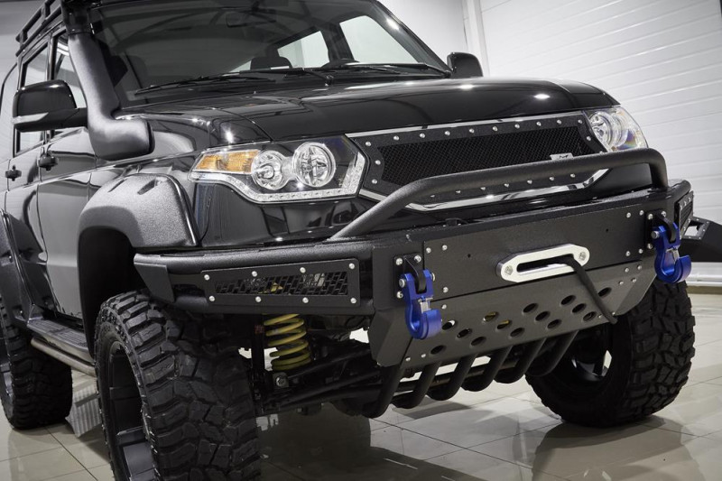 Бампер силовой передний BMS ALFA для УАЗ Патриот Бампер силовой передний BMS ALFA для УАЗ Патриот