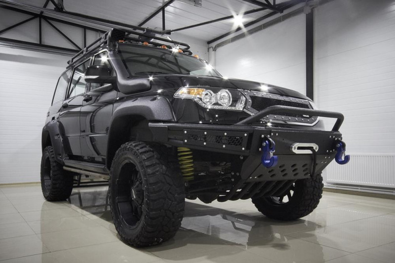 Бампер силовой передний BMS ALFA для УАЗ Патриот Бампер силовой передний BMS ALFA для УАЗ Патриот