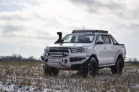 Бампер силовой передний BMS ALFA для Тойота Хайлюкс Рево Эксклюзив 2018-2020