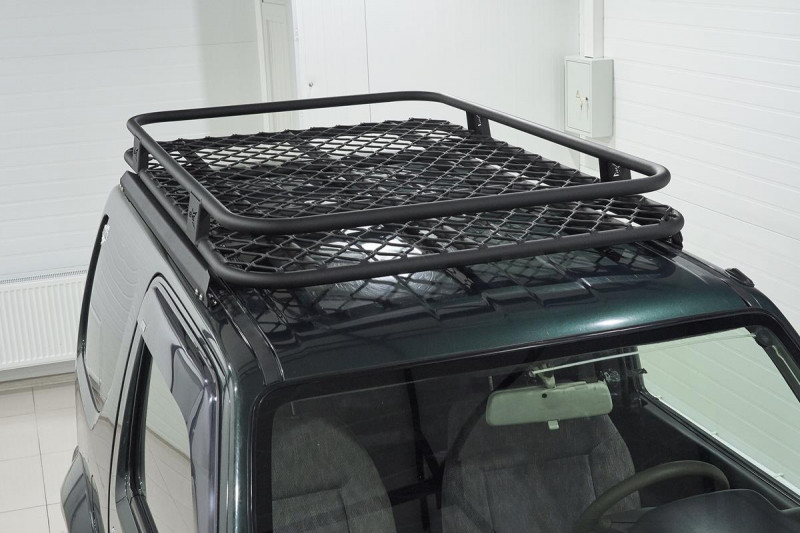 Багажник алюминиевый на крышу 1032х1532х130 сетка Suzuki Jimny Багажник алюминиевый на крышу 1032х1532х130 сетка Suzuki Jimny