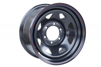 Диск Off-Road Wheels усиленный стальной черный 6x139,7 8xR16 d110 ET+10 (треугольник мелкий)