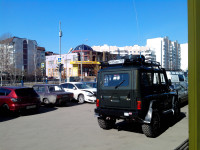 Багажник экспедиционный ЕВРОДЕТАЛЬ для УАЗ 3151 Хантер с сеткой