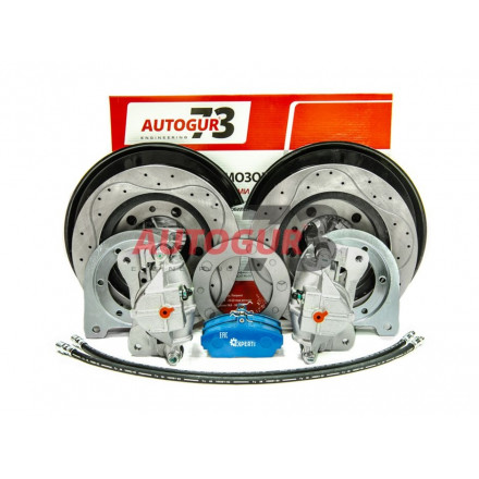 Дисковые тормоза с перфорированными дисками УАЗ гражданский передний мост Autogur73