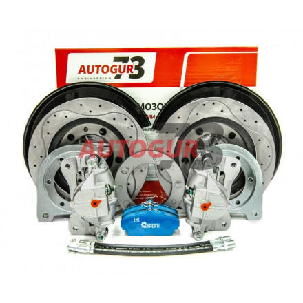 Дисковые тормоза с перфорированными дисками УАЗ задний мост Тимкен, Гибрид, Спайсер (универсальные) Autogur73